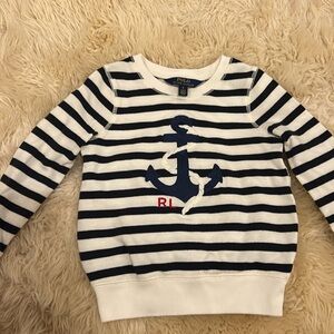 Polo Ralph Lauren striped nautical t-short long sleeve size 5